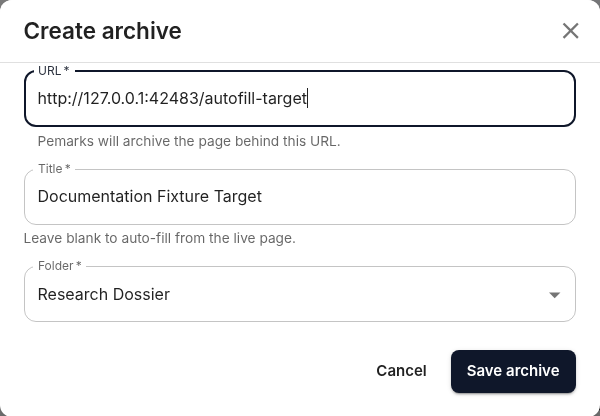 Automatic title lookup